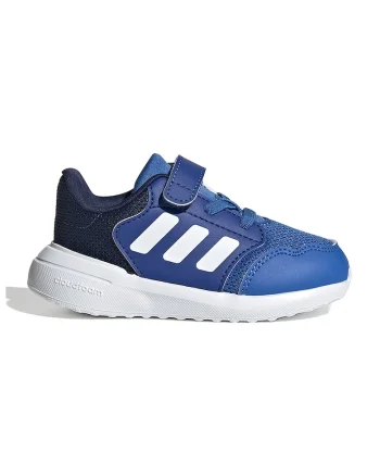 Pantofi sport Tensaur Run 3.0 cu velcro, Negru/Albastru royal
