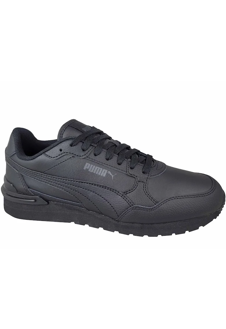 barbati  09 St Runner V4, piele naturala, negru, confortabili, Negru