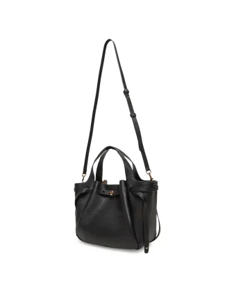 Geanta dama,  Black 001, piele naturala, 164866