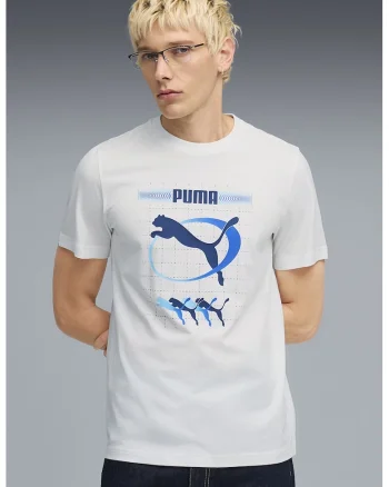 Tricou cu decolteu la baza gatului si imprimeu logo Execution