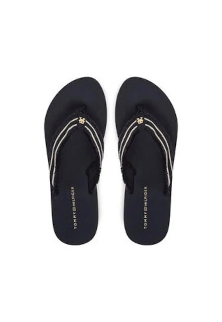 Slapi dama  casual, Negru