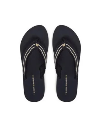 Slapi dama  casual, Negru