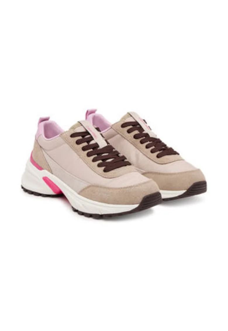 Tenisi de dama,  305525307, piele naturala, bej, Bej