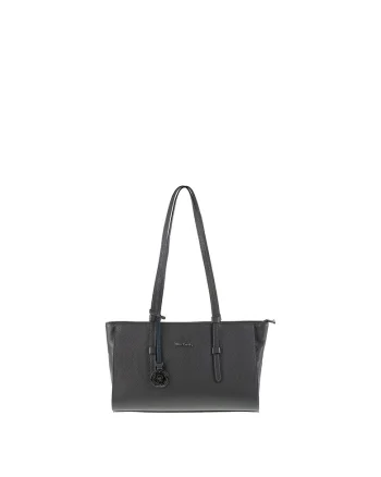 Geanta tote de piele Valeria, Gri