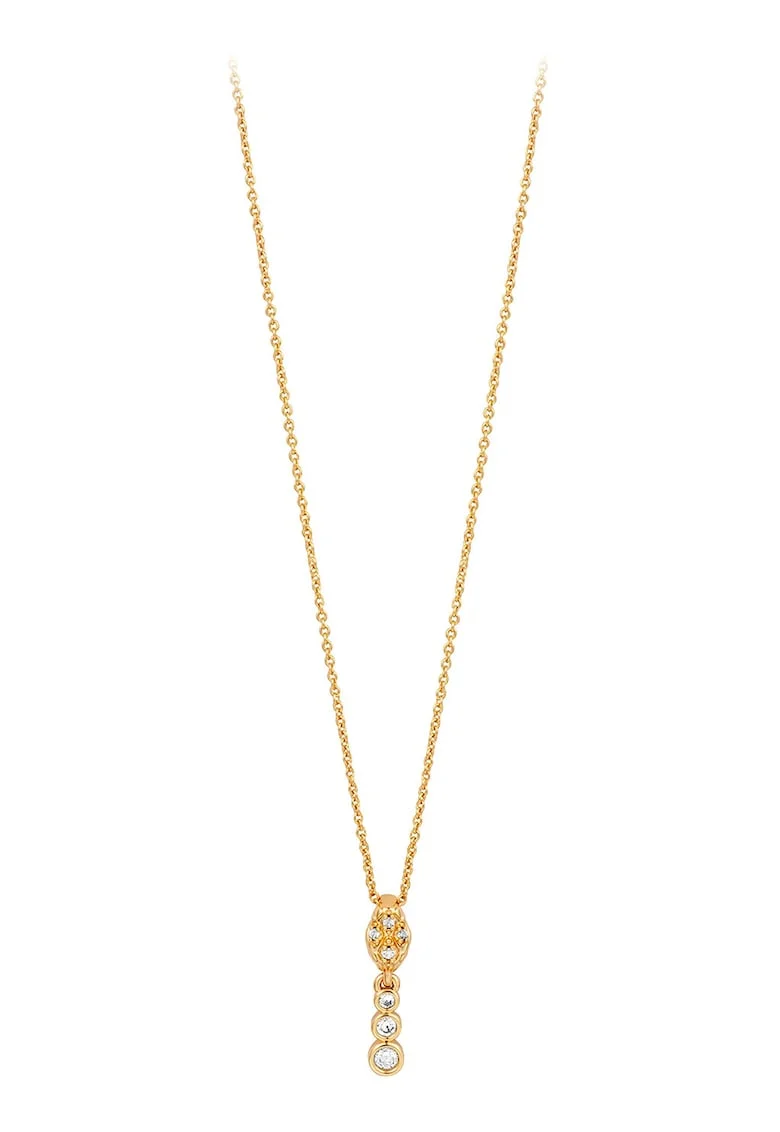 Colier cu zirconia, Auriu