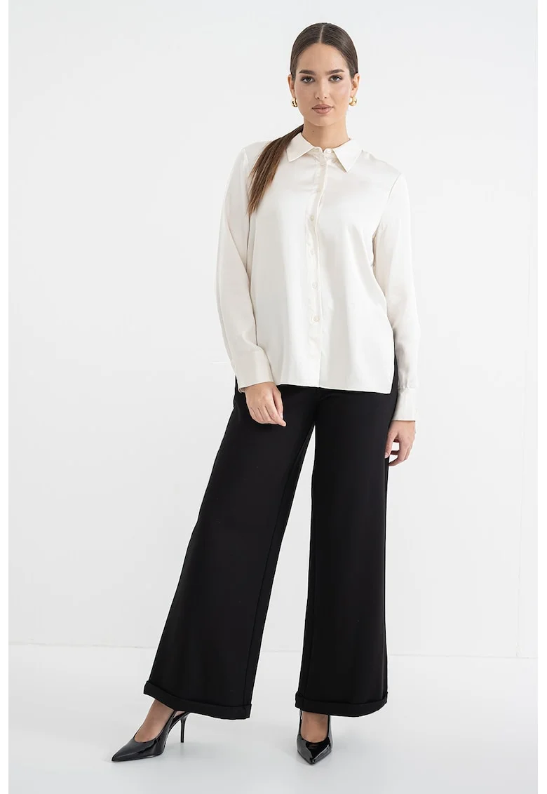 Camasa regular fit uni, Bej deschis