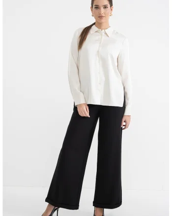 Camasa regular fit uni, Bej deschis