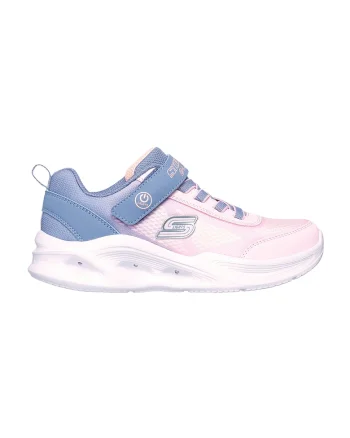 Pantofi sport S-Lights Sola Glow LED, Albastru pastel/Roz deschis