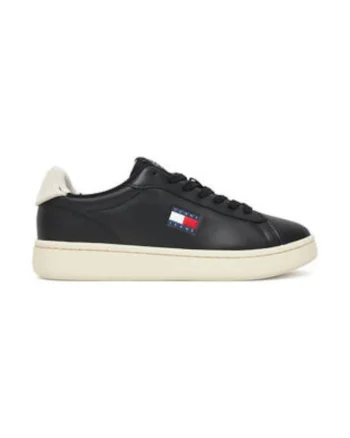Tenisi dama 305553423,  Piele naturala, Negru, Negru