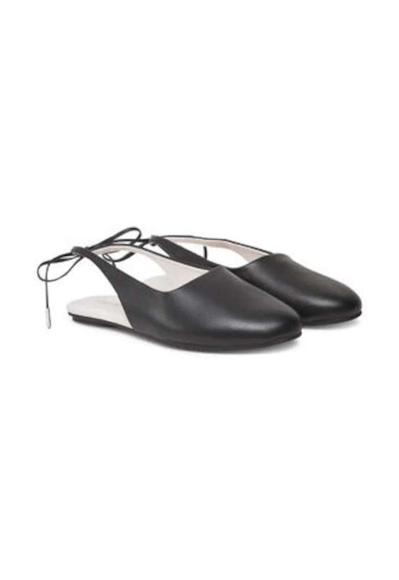 Sandale dama  piele naturala, negru, Negru