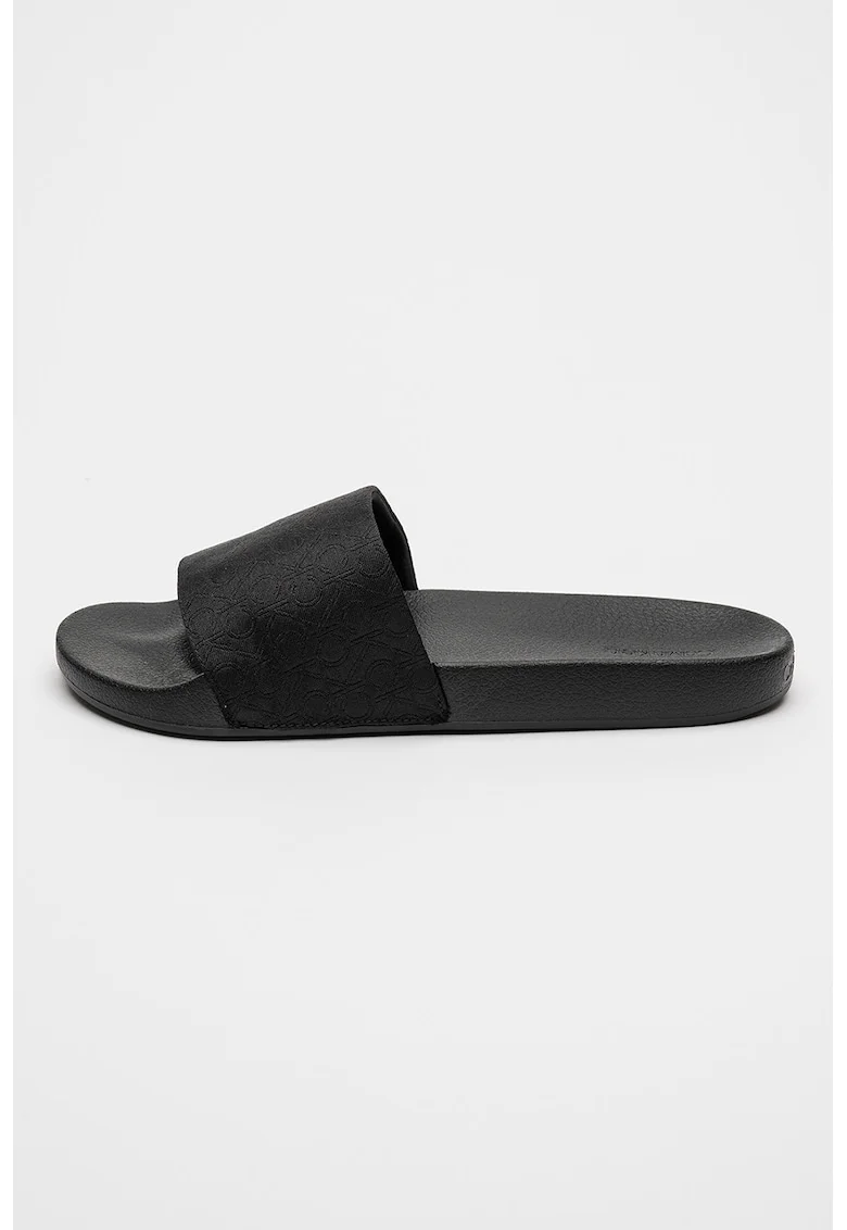 Papuci din material textil pentru piscina, Negru