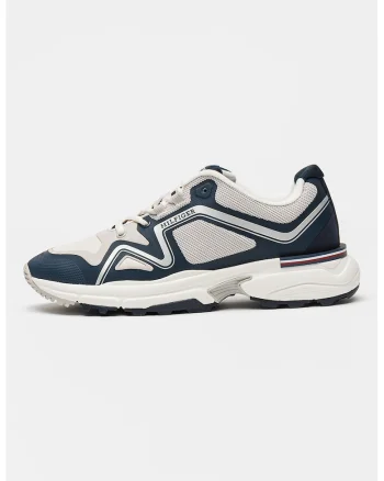 Pantofi sport low-cut, Gri deschis/Bleumarin