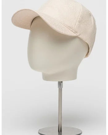 Sapca ajustabila cu model logo, Crem
