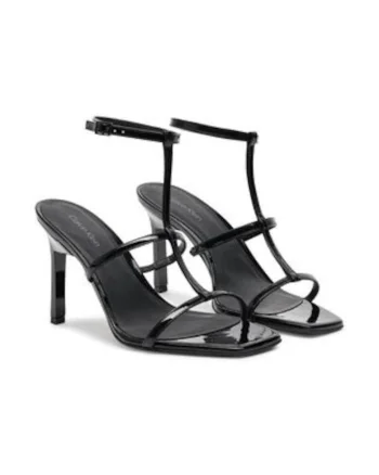 Sandale dama  304220746, piele naturala, negru