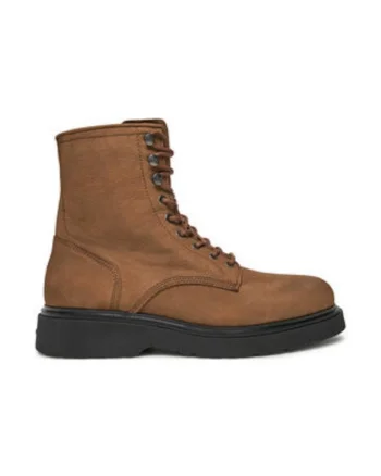 Ghete barbatesti,  piele naturala, maro,