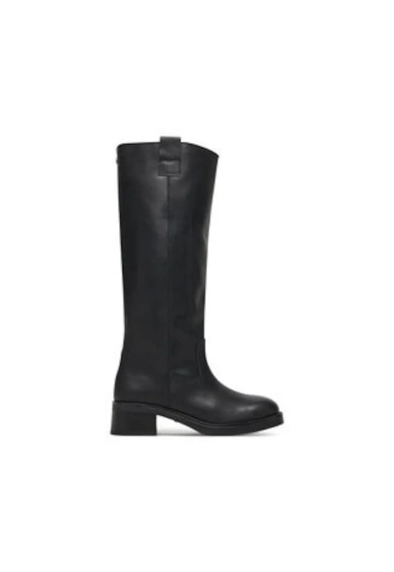 Cizme dama,  piele naturala, negru