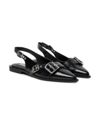 Sandale dama  305530240, negru, piele ecologica