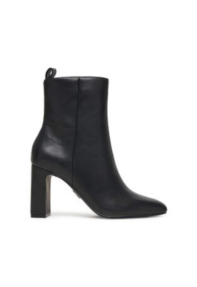 Botine dama,  negru, piele ecologica,