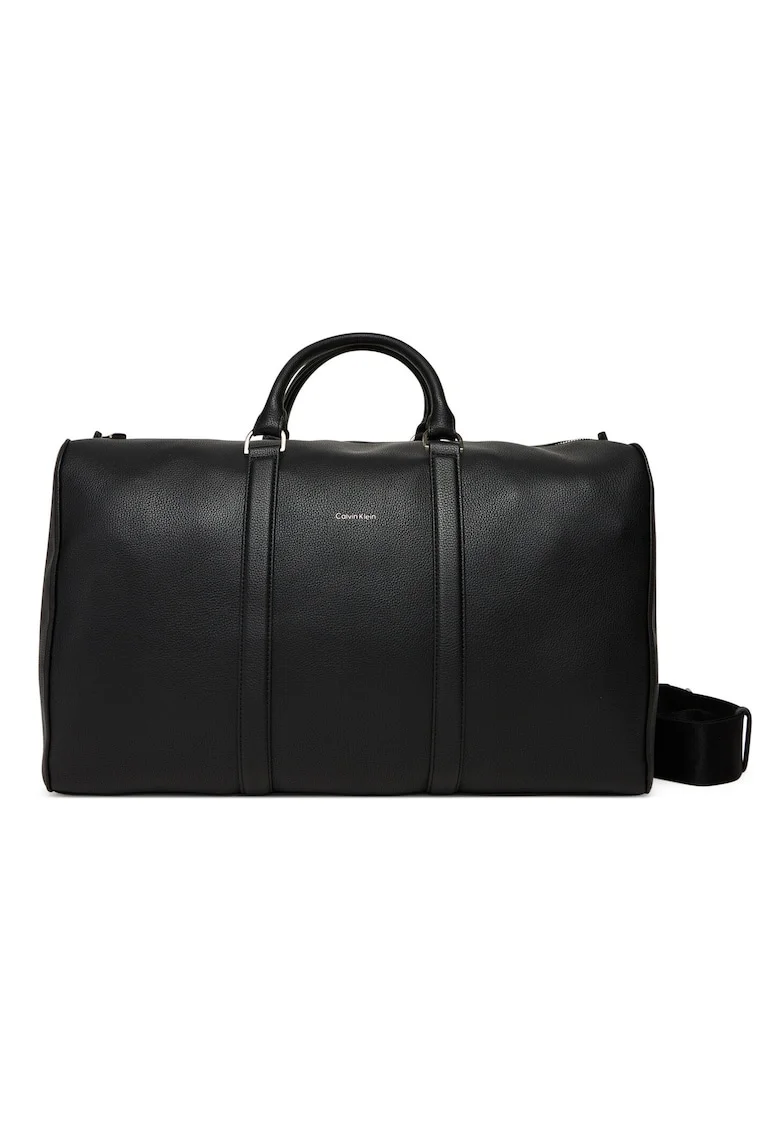 Geanta barbati,  piele ecologica, neagra, universala