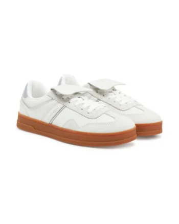Tenisi dama,  piele naturala, alb, confortabili, eleganti