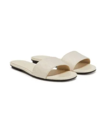 Slapi dama,  textil, bej,