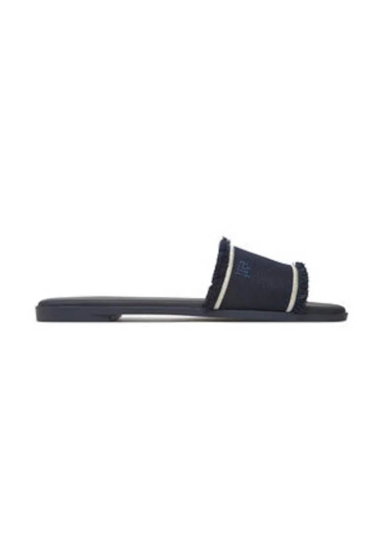 Slapi dama,  textil, negru
