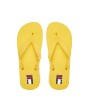 Slapi pentru femei,  galben, plastic