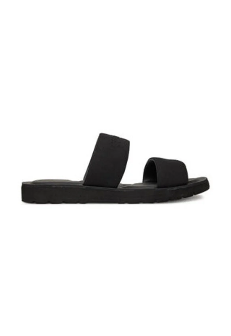 Papuci barbatesti,  negru material textil