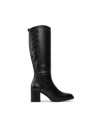 Cizme dama,  304438578, piele naturala, negru