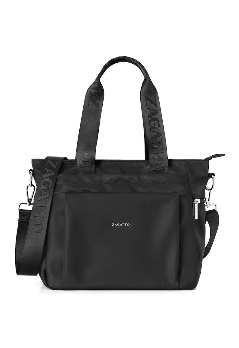 Geanta dama umar, Shopper, Neagra, 37x28x15 cm