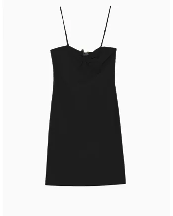 Rochie mini regular fit, Negru