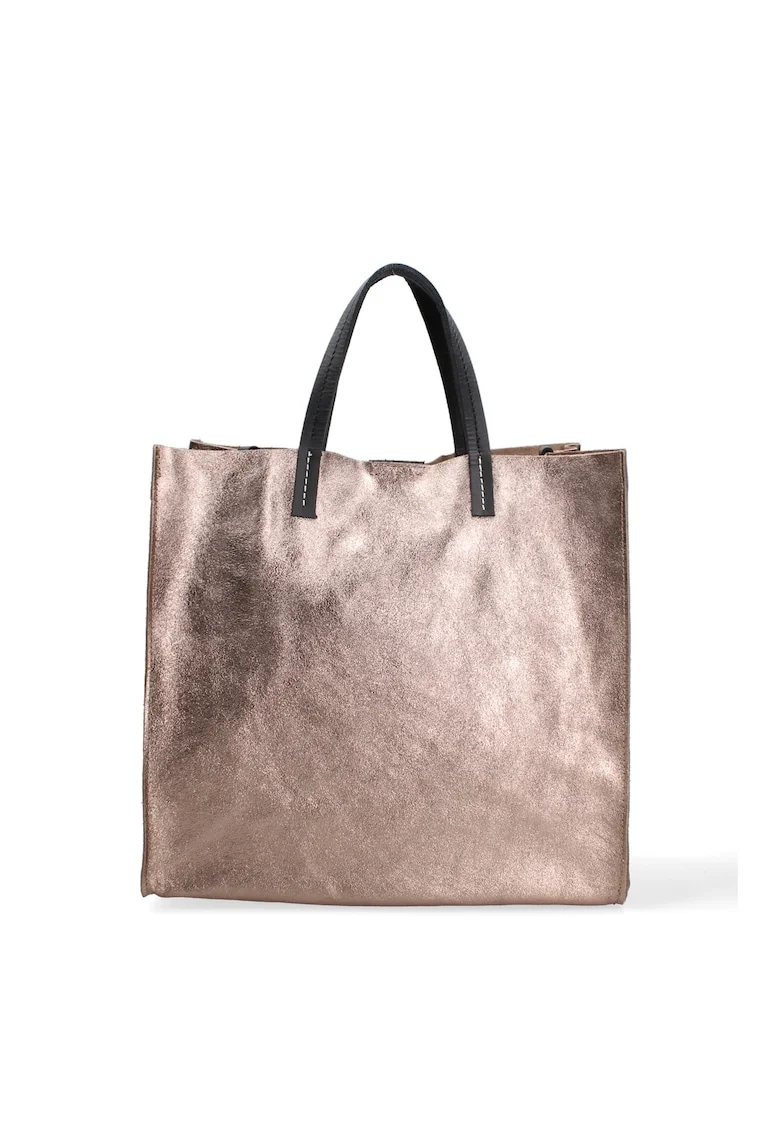 Geanta tote cu model uni Ereva, Bronz