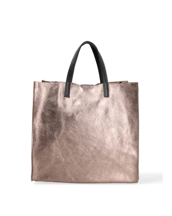Geanta tote cu model uni Ereva, Bronz