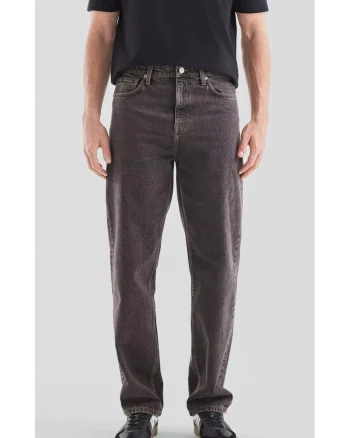 Q/S by s.Oliver Blugi barbati, Loose Fit, cu talie medie si croiala Dreapta, Gri inchis, Gri inchis