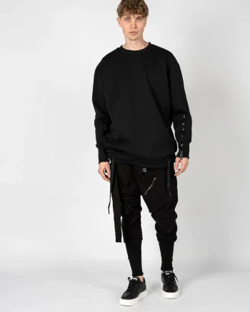 Bluza de training din bumbac lejera,