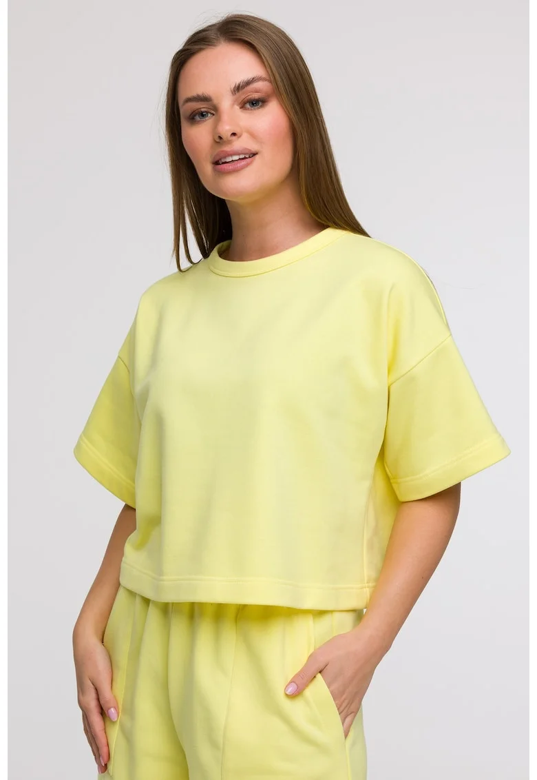 Bluza oversize cu maneci scurte,