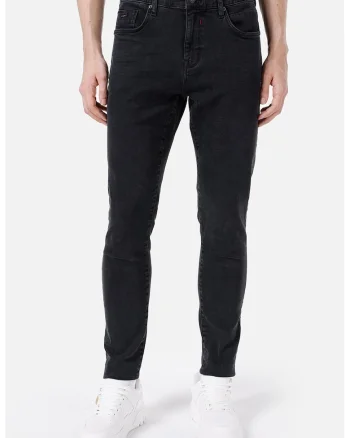 Blugi slim fit 041 Danny, Gri antracit