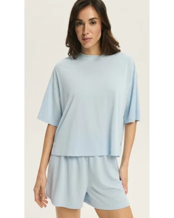 Tricou dama Ruth  Albastru deschis, Albastru