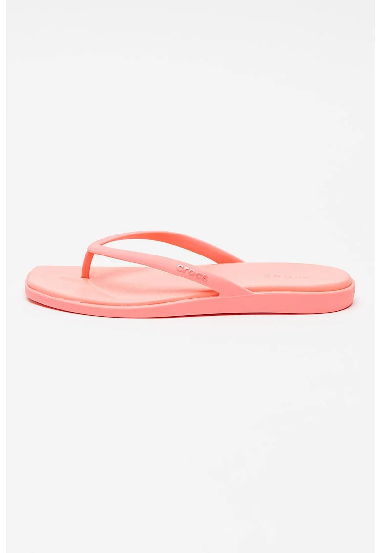 Papuci flip-flop cu varf patrat Miami, Roz