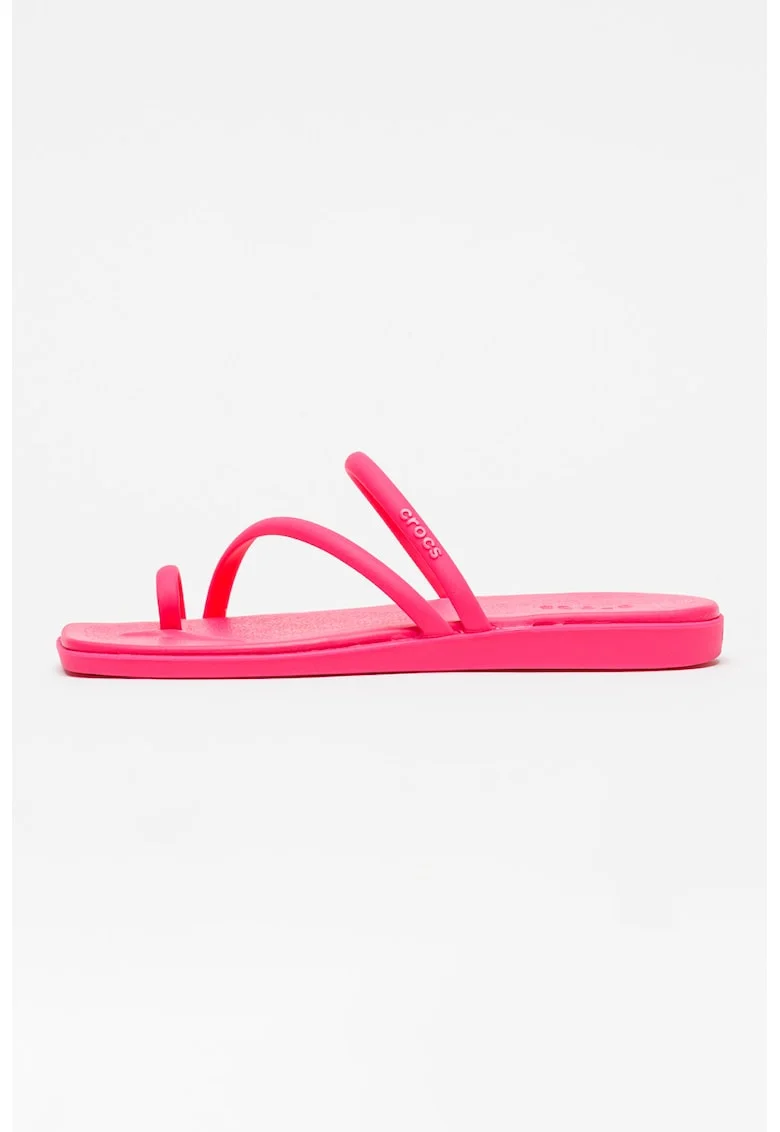 Papuci cu logo Miam, Fucsia