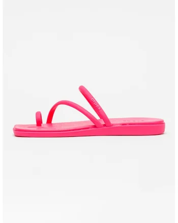 Papuci cu logo Miam, Fucsia