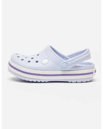 Saboti slingback flatform Crockband, Albastru lavanda