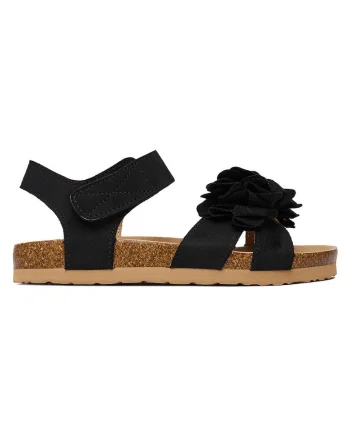 Sandale copii  negru, textil, Negru