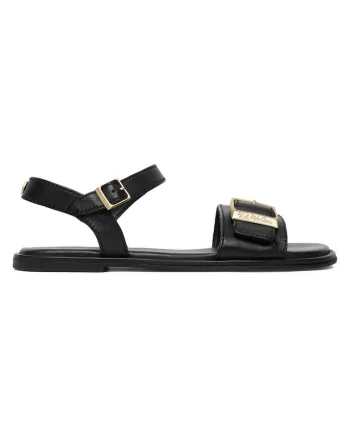 Sandale dama  negru piele naturala, Negru