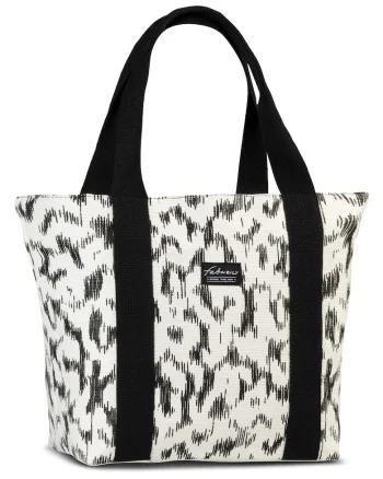 Geanta de Plaja  52x36x18 cm, 18L, Negru I Alb