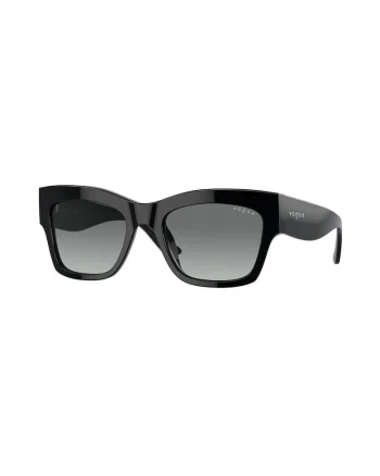 Ochelari de soare cu lentile in degrade, Negru