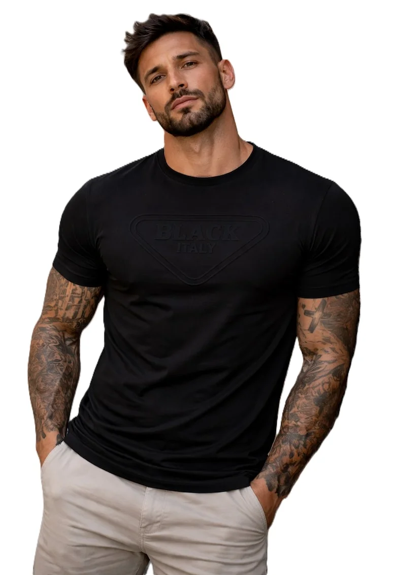 Tricou cu imprimeu in relief