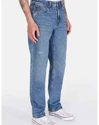 Blugi regular fit, Albastru melange