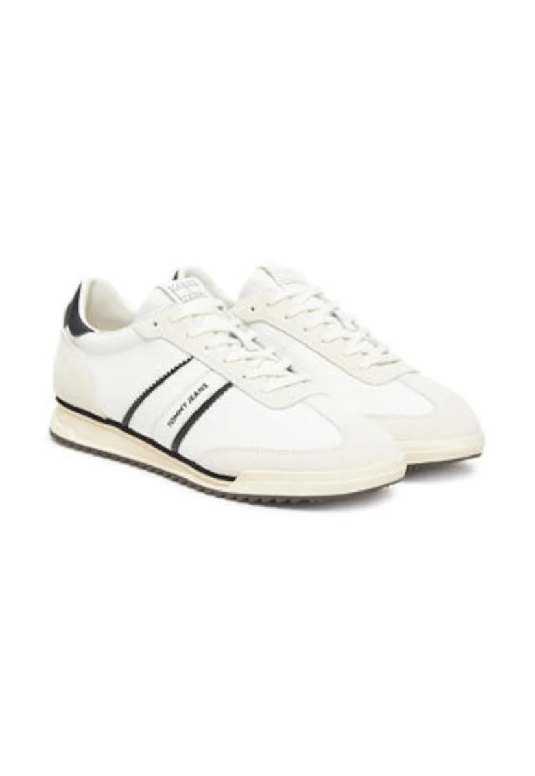 Tenisi barbatesti,  305553096, piele naturala, crem