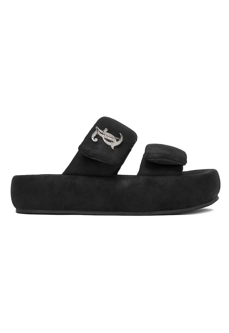 Papuci  textil, Negru
